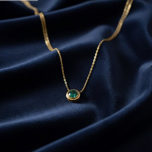 Alex and Ani Necklace - Energy Love Esmerald Gold – New with Tag - Picture 6 of 7